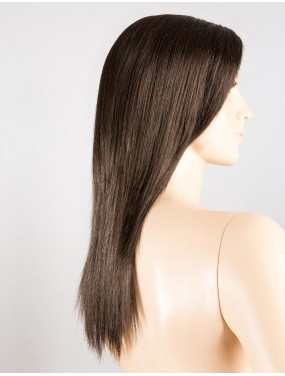 Perruque Code Mono Part Ellen Wille teinte Espresso Mix sur mannequin vue de profil