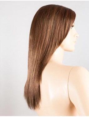 Perruque Code Mono Part Ellen Wille teinte Hotchocolate Mix sur mannequin vue de profil