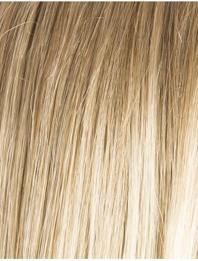 Perruque Code Mono Part Ellen Wille teinte Sandyblonde Rooted gros plan de la teinte