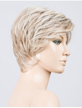 Perruque Cover Mono Part Ellen Wille teinte Pearlblonde Rooted sur mannequin vue de profil