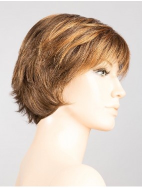 Perruque Date Mono Ellen Wille teinte Hazelnut Mix sur mannequin vue de profil