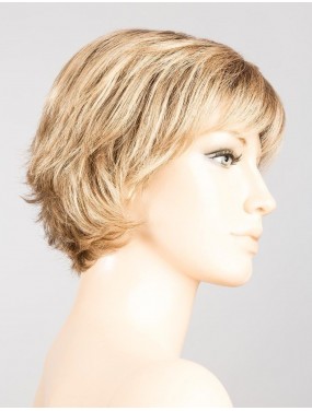 Perruque Date Mono Ellen Wille teinte Darksand Rooted sur mannequin vue de profil