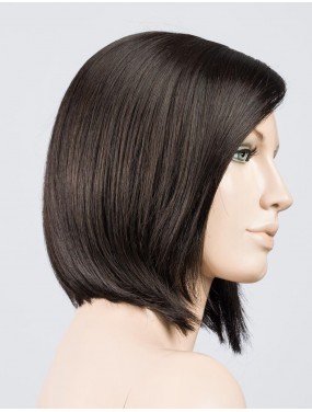 Perruque Elite Small Mono Part Ellen Wille teinte Espresso Mix sur mannequin vue de profil