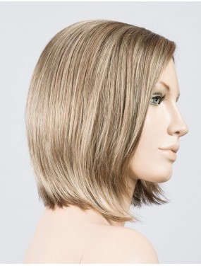 Perruque Elite Small Mono Part Ellen Wille teinte Darksand Mix sur mannequin vue de profil