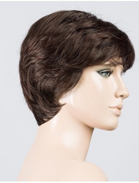 Perruque Estate Mono Ellen Wille teinte Darkchocolate Mix sur mannequin vue de profil