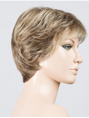 Perruque Estate Mono Ellen Wille teinte Sandmulti Rooted sur mannequin vue de profil
