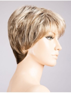 Perruque Fair Mono Ellen Wille teinte Sandmulti Rooted sur mannequin vue de profil