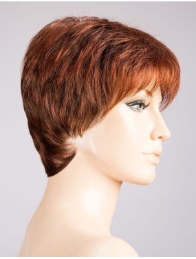 Perruque Fair Mono Ellen Wille teinte Auburn Rooted sur mannequin vue de profil