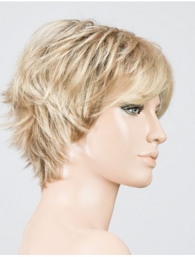 Perruque Flip Mono Ellen Wille teinte Champagne Rooted sur mannequin vue de profil