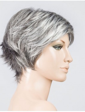 Perruque Flip Mono Ellen Wille teinte Salt/Pepper Mix sur mannequin vue de profil