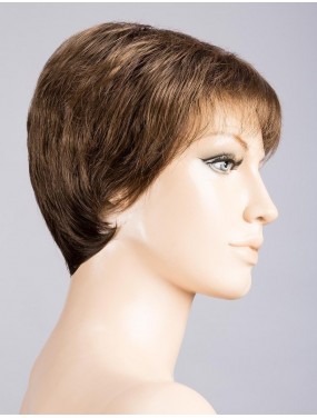 Perruque Ginger Large Mono Ellen Wille teinte Coffeebrown Mix sur mannequin vue de profil