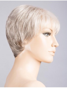 Perruque Ginger Large Mono Ellen Wille teinte Snow Mix sur mannequin vue de profil