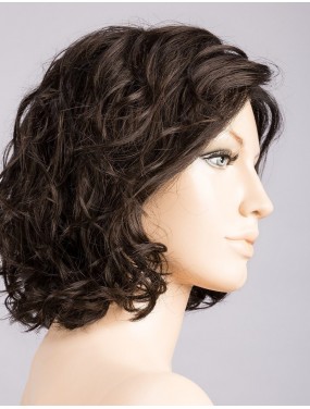 Perruque Girl Mono Part Ellen Wille teinte Espresso Rooted sur mannequin vue de profil