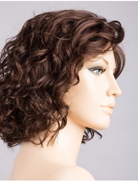 Perruque Girl Mono Part Ellen Wille teinte Darkchocolate Rooted sur mannequin vue de profil