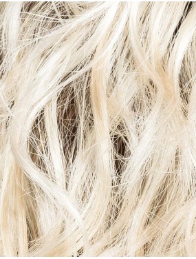 Perruque Girl Mono Part Ellen Wille teinte Platinblonde Rooted gros plan de la teinte