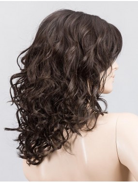Perruque Heaven Mono Part Ellen Wille teinte Espresso Rooted sur mannequin vue de profil