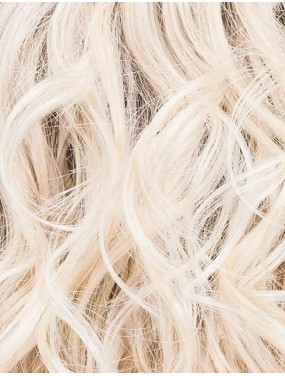 Perruque Heaven Mono Part Ellen Wille teinte Pastelblonde Rooted gros plan de la teinte