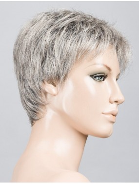 Perruque Jolly II Ellen Wille teinte Darksnow Rooted sur mannequin vue de profil