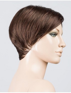 Perruque Jump Mono Ellen Wille teinte Darkchocolate Mix sur mannequin vue de profil