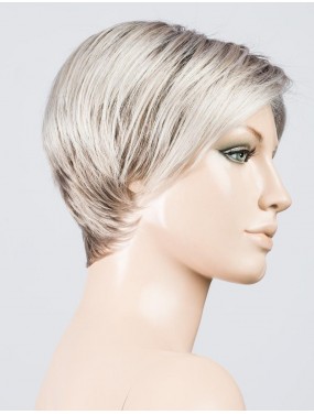 Perruque Jump Mono Ellen Wille teinte Silverblonde Rooted sur mannequin vue de profil