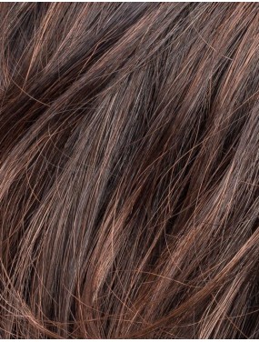 Perruque Like Mono Part Ellen Wille teinte Darkchocolate Rooted gros plan de la teinte