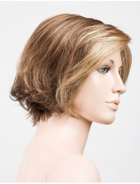 Perruque Like Mono Part Ellen Wille teinte Tobacco Lighted sur mannequin vue de profil
