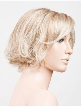 Perruque Like Mono Part Ellen Wille teinte Champagne Mix sur mannequin vue de profil