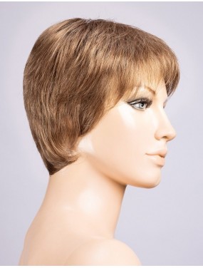 Perruque Liza Small Deluxe Ellen Wille teinte Darksand Mix sur mannequin vue de profil