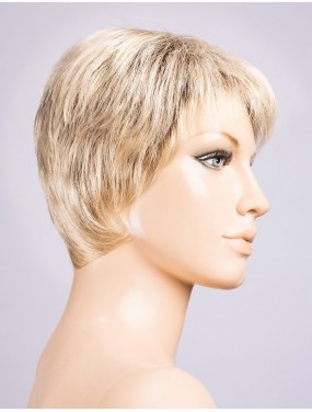 Perruque Liza Small Deluxe Ellen Wille teinte Champagne Rooted sur mannequin vue de profil