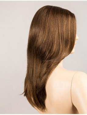 Perruque Mega Mono Ellen Wille teinte Chocolate Mix sur mannequin vue de profil