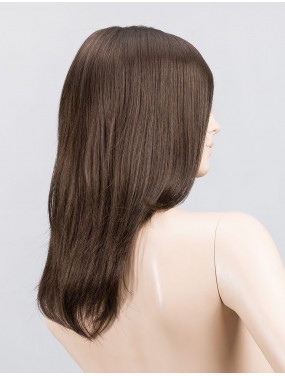 Perruque Miley Small Mono Part Ellen Wille teinte Lightespresso Mix sur mannequin vue de profil