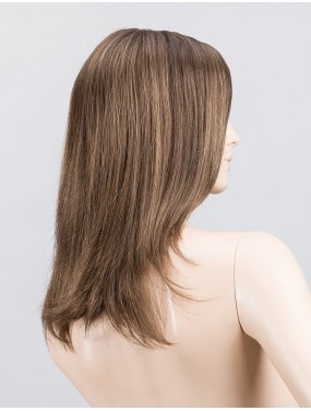 Perruque Miley Small Mono Part Ellen Wille teinte Coffeebrown Mix sur mannequin vue de profil