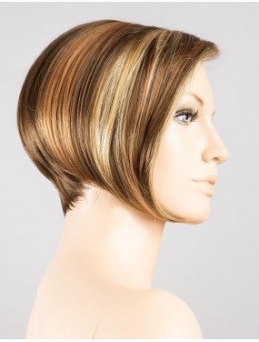 Perruque Rich Mono Ellen Wille teinte Tobacco Rooted sur mannequin vue de profil