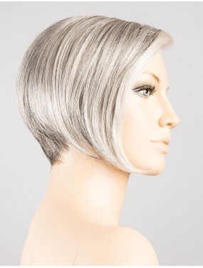 Perruque Rich Mono Ellen Wille teinte Darksnow Mix sur mannequin vue de profil