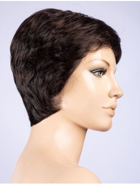 Perruque Risk Comfort Ellen Wille teinte Espresso Mix sur mannequin vue de profil