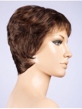 Perruque Risk Comfort Ellen Wille teinte Chocolate Mix sur mannequin vue de profil