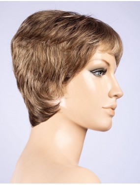 Perruque Risk Comfort Ellen Wille teinte Bernstein Rooted sur mannequin vue de profil