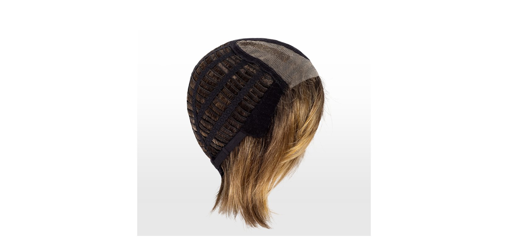 Montage de la perruque French Mono Part Ellen Wille : bonnet en tresses aérées et raie en monofilament