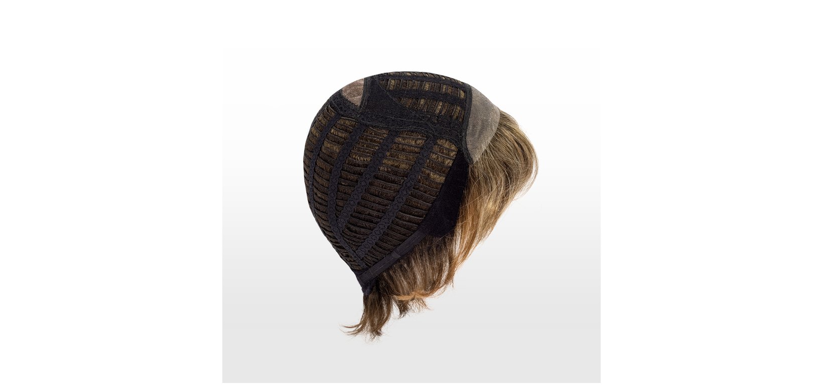 Montage de la perruque Raise Ellen Wille : bonnet en tresses aérées et raie en monofilament
